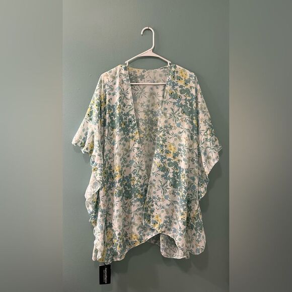 NWT … JUSTIN & TAYLOR “Size: OS” Sunny Fields Kimono - Picture 1 of 4